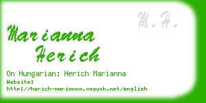 marianna herich business card